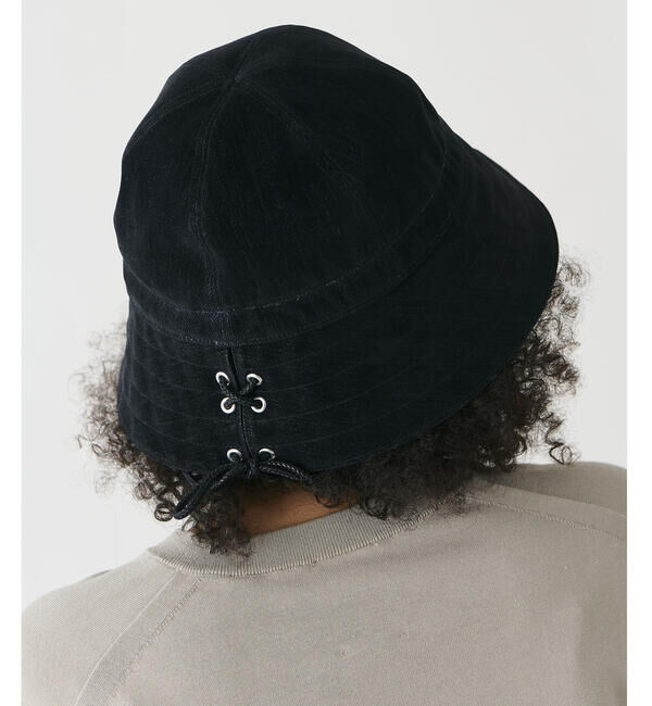  「KIJIMA TAKAYUKI | FLOCKY PRINTED DENIM 2WAY SAILOR HAT」|ハット|