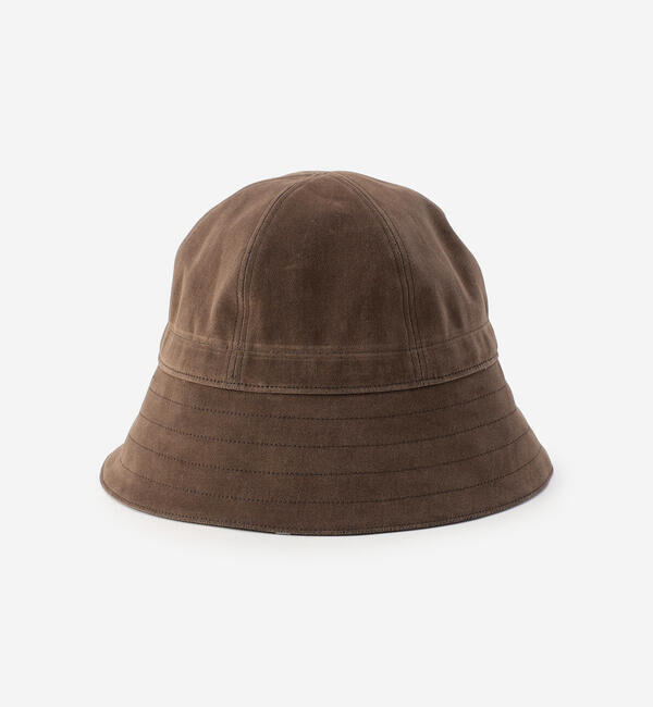  「KIJIMA TAKAYUKI | FLOCKY PRINTED DENIM 2WAY SAILOR HAT」|ハット|BROWN