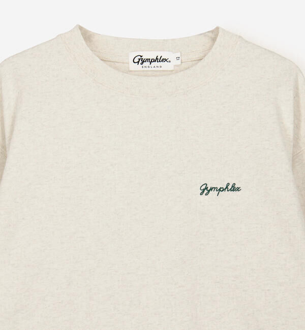 GYMPHLEX「Gymphlex | コットンジャージー クルーネック長袖Tシャツ WOMEN」|Tシャツ・カットソー|
