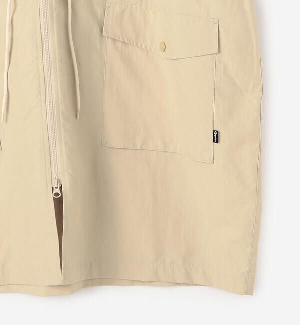 GYMPHLEX「Gymphlex | ナイロンタッサー フードジップコート WOMEN」|ミリタリー・モッズコート|