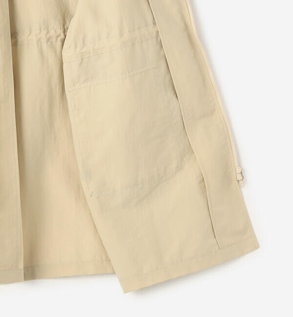 GYMPHLEX「Gymphlex | ナイロンタッサー フードジップコート WOMEN」|ミリタリー・モッズコート|