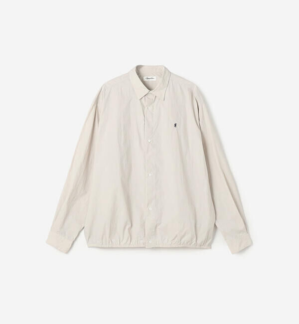 GYMPHLEX「Gymphlex | ナイロンタスラン 長袖ギャザーシャツ MEN」|シャツ・ブラウス|