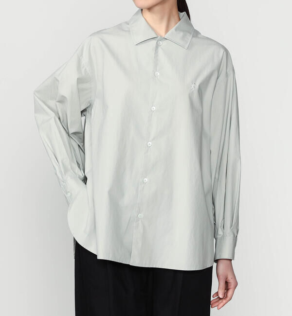 GYMPHLEX「Gymphlex | コットン 長袖チュニックシャツ WOMEN」|シャツ・ブラウス|