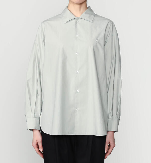 GYMPHLEX「Gymphlex | コットン 長袖チュニックシャツ WOMEN」|シャツ・ブラウス|