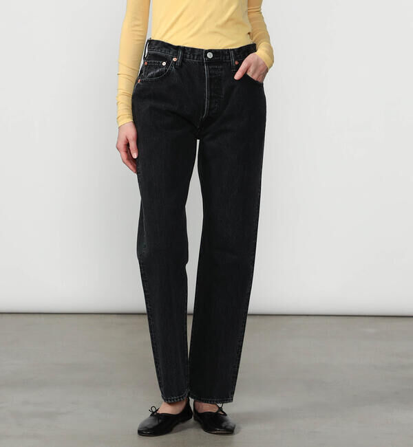  「THE SHINZONE | NEW GENERAL JEANS WOMEN」|デニム|BLACK