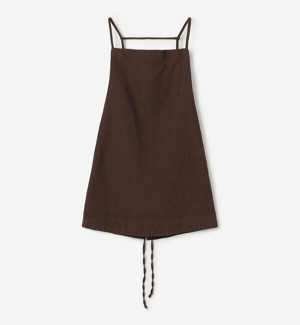 UNFIL「UNFIL | コットンリネン キャミソール WOMEN」|シャツ・ブラウス|BROWN