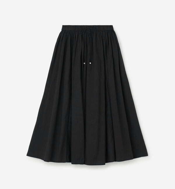  「INDIA INDUSTRY | コットンポプリン ギャザースカート WOMEN」|スカート|