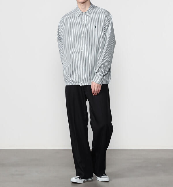  「Wrangler | 〈別注〉 WRANCHER ワイドスラックス BLACK MEN」|チノ|