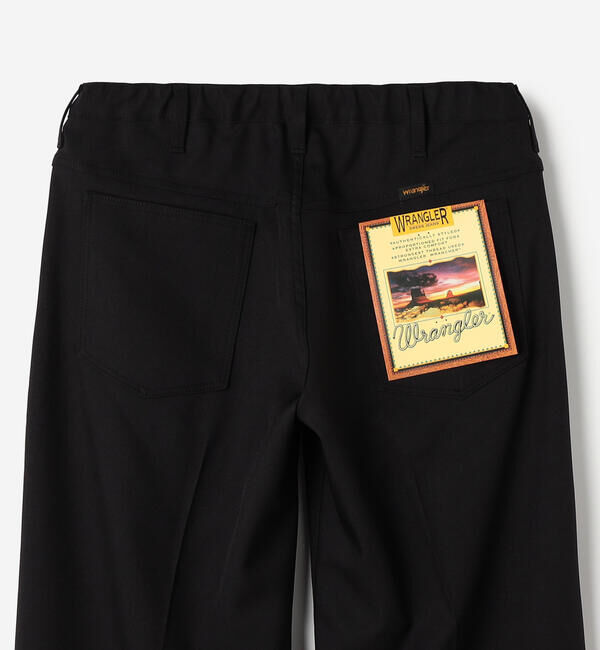  「Wrangler | 〈別注〉 WRANCHER ワイドスラックス BLACK MEN」|チノ|