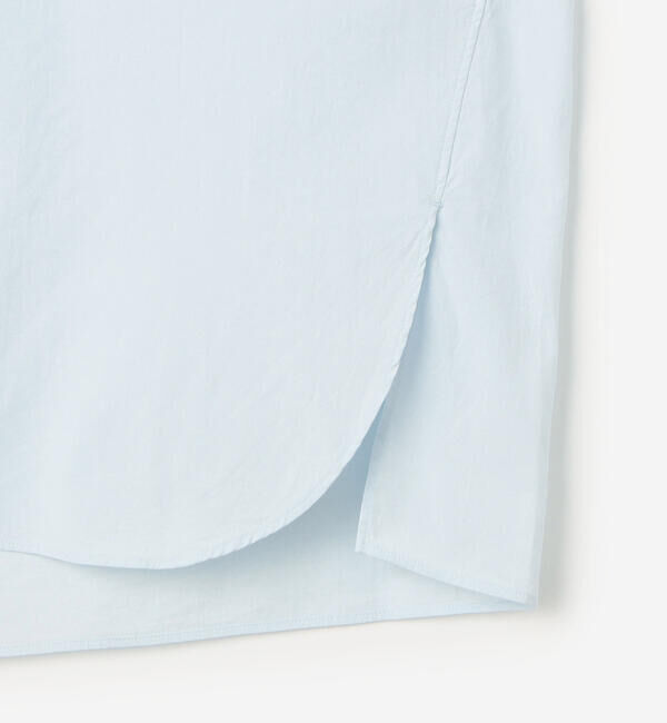  「TICCA | コットン ノーカラーシャツ WOMEN」|シャツ・ブラウス|