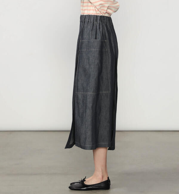  「nicholson & nicholson | デニム ラップスカート WOMEN」|スカート|
