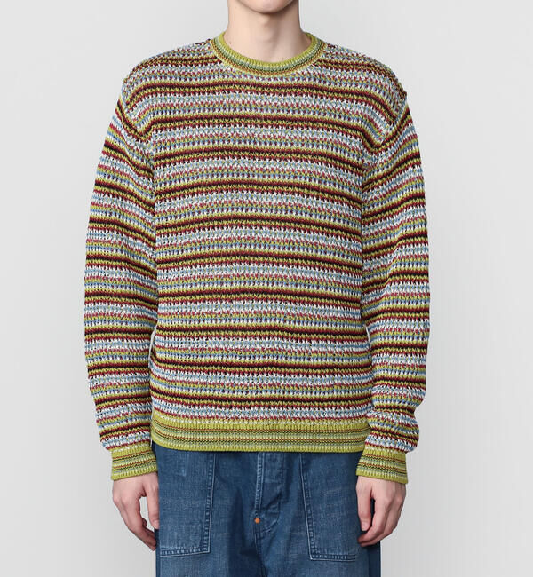  「COOHEM | 〈別注〉 マルチボーダーニット MEN」|ニット・セーター|