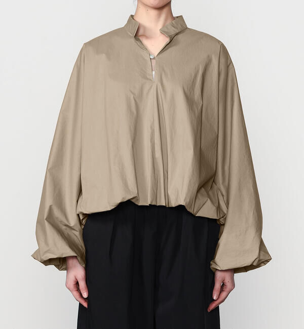  「HAVERSACK | スタンドカラー 長袖バルーンシャツ WOMEN」|シャツ・ブラウス|