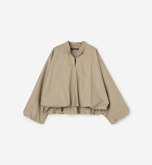  「HAVERSACK | スタンドカラー 長袖バルーンシャツ WOMEN」|シャツ・ブラウス|