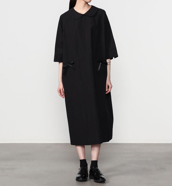  「eunoia | ラウンドカラー ロングワンピース WOMEN」|ワンピース|