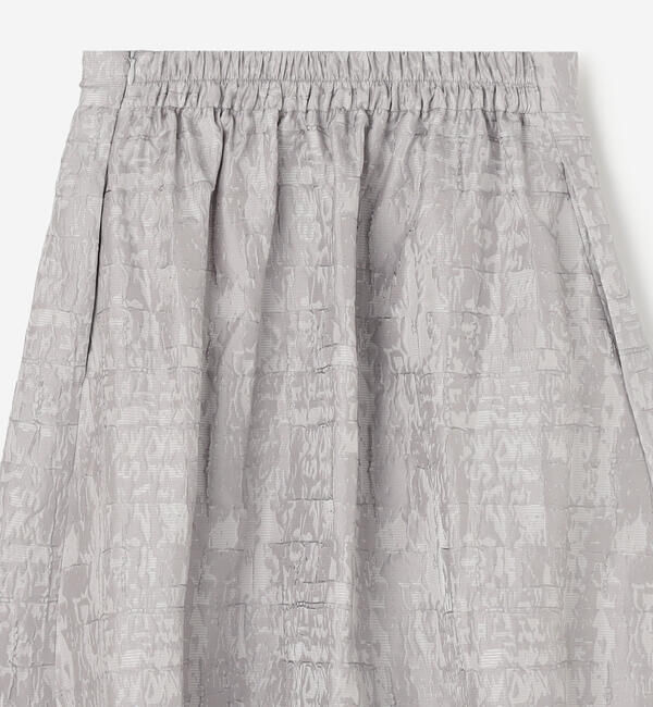  「eunoia | ジャガード タックスカート WOMEN」|スカート|
