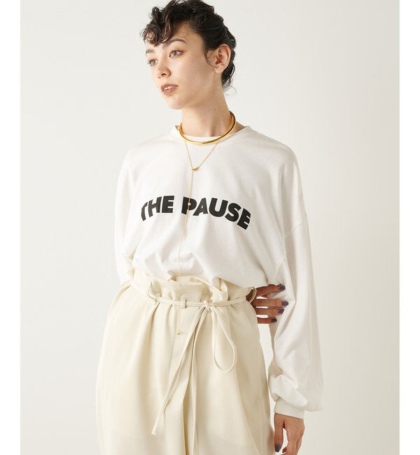 THE PAUSE「【THE PAUSE】THE PAUSEロングスリーブTシャツ」|Tシャツ・カットソー|