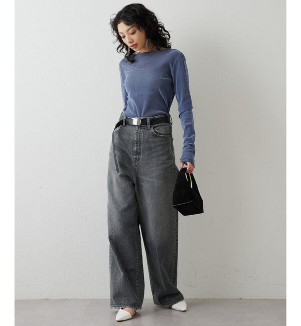  「フロッキーバックシャンカットソー」|Tシャツ・カットソー|