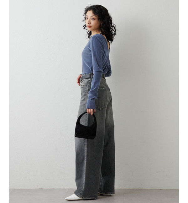  「フロッキーバックシャンカットソー」|Tシャツ・カットソー|