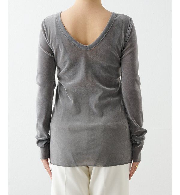  「フロッキーバックシャンカットソー」|Tシャツ・カットソー|