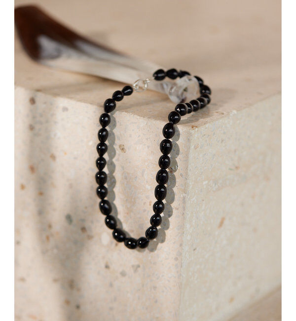 Hoaw.「【Hoaw.】パールチョーカーネックレス」|リング|ブラック