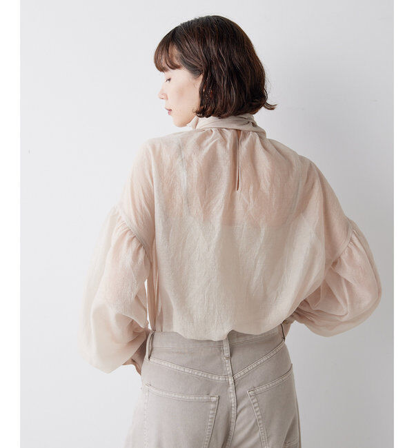  「オーガンザボウブラウス」|シャツ・ブラウス|