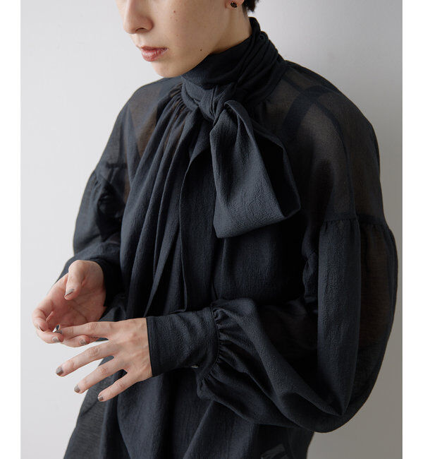  「オーガンザボウブラウス」|シャツ・ブラウス|