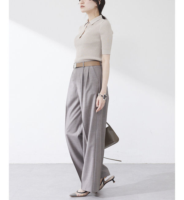 Drawing Numbers「【Drawing Numbers】センタープレスワイドパンツ」|チノ|