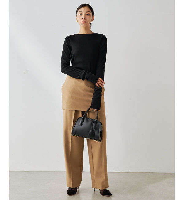  「コットンテレコクルーネックプルオーバー」|Tシャツ・カットソー|