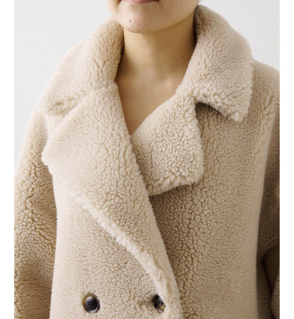 THE PAUSE「【THE PAUSE】ボアダブルコート」|その他|