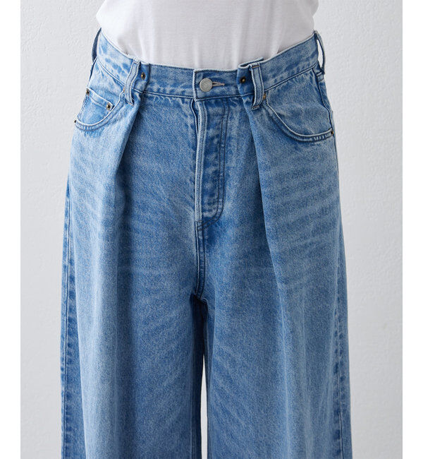  「デニムタックパンツ」|デニム|