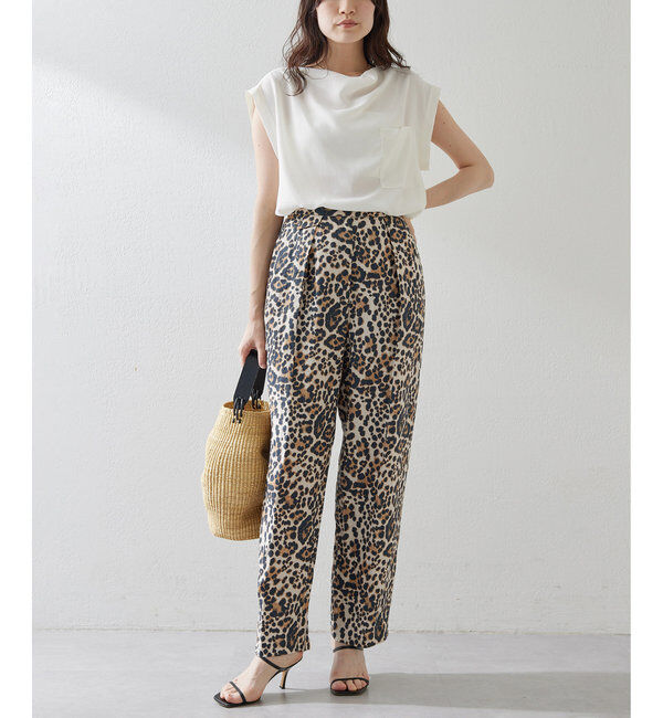  「サテンワッシャーノースリーブブラウス」|シャツ・ブラウス|