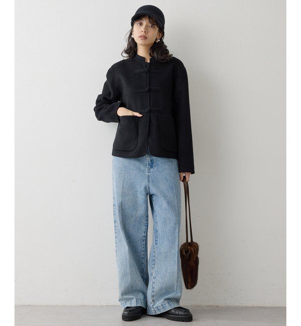  「センタープレスデニムパンツ」|デニム|