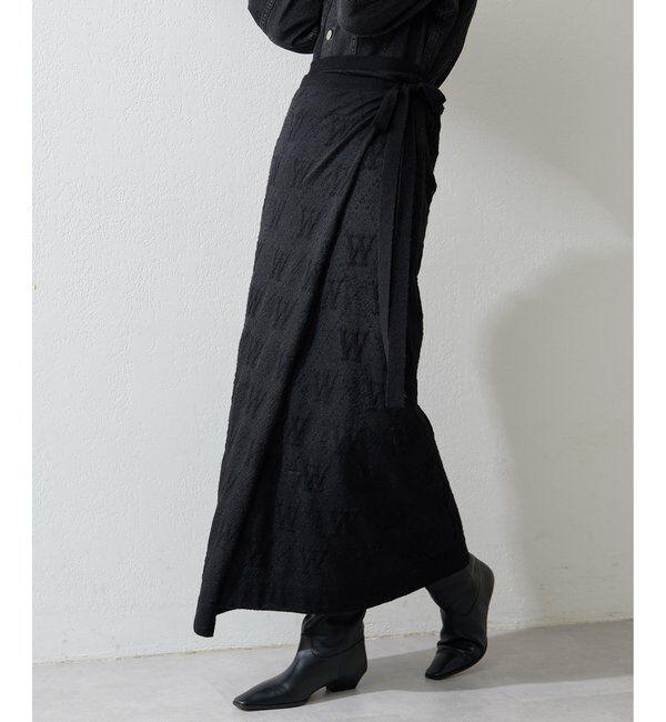  「ジャガードラップスカート」|スカート|