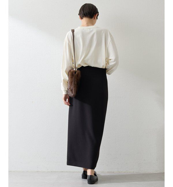  「フロッキープリントロングTシャツ」|Tシャツ・カットソー|