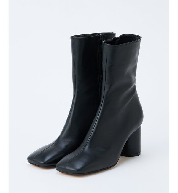 Hoaw.「【Hoaw.】スクエアショートブーツ」|ショートブーツ|