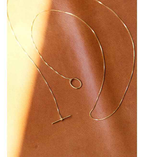 Hoaw.「【Hoaw.】ボックスチェーンネックレス」|リング|ゴールド系