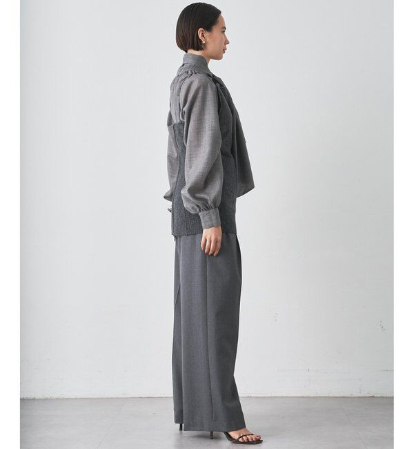  「ウールピケトップ」|シャツ・ブラウス|