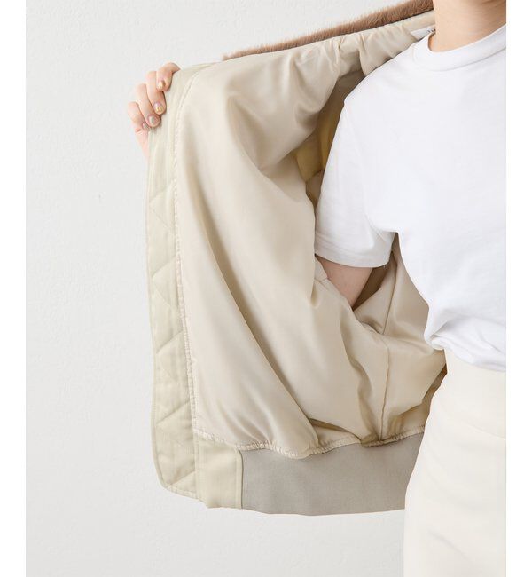 THE PAUSE「【THE PAUSE】ファーカラーMA-1」|その他|