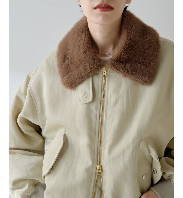 THE PAUSE「【THE PAUSE】ファーカラーMA-1」|その他|