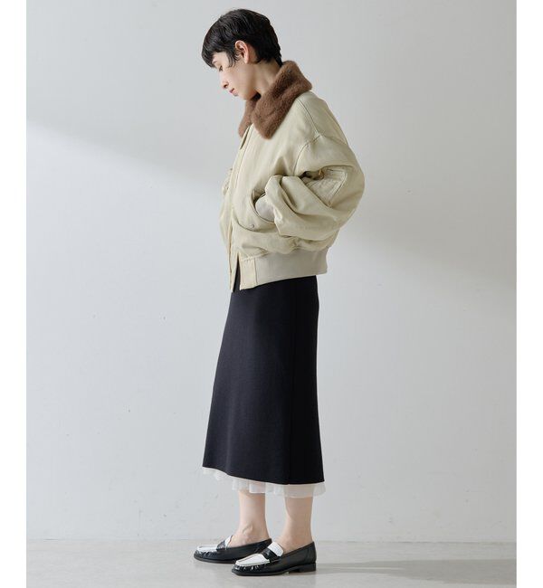 THE PAUSE「【THE PAUSE】ファーカラーMA-1」|その他|