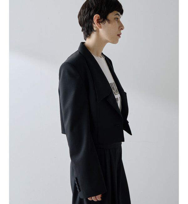  「ウールギャバテーラージャケット」|テーラードジャケット|