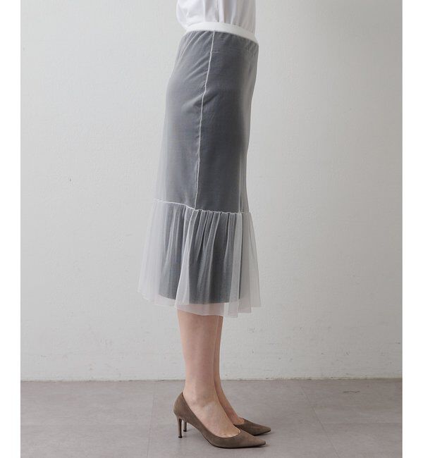 GEMINI「【GEMINI】ニットレイヤードスカート」|スカート|