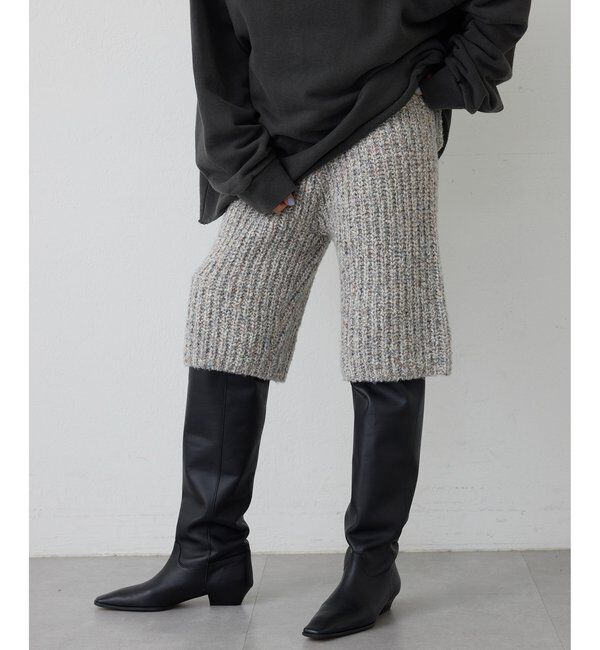 THE PAUSE「【THE PAUSE】ニットハーフパンツ」|チノ|