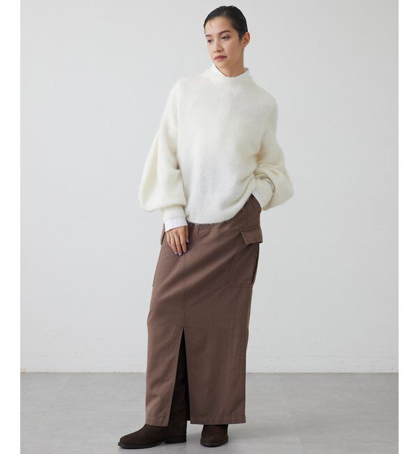 THE PAUSE「【THE PAUSE】バレルスリーブニット」|ニット・セーター|