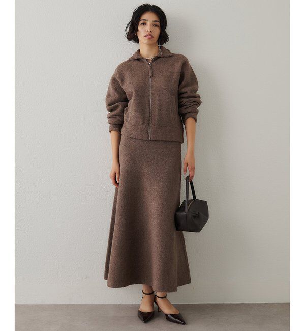  「ニットフレアスカート」|スカート|