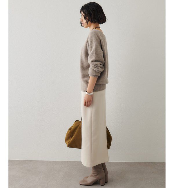  「フォックスウール Vネックプルオーバー」|ニット・セーター|