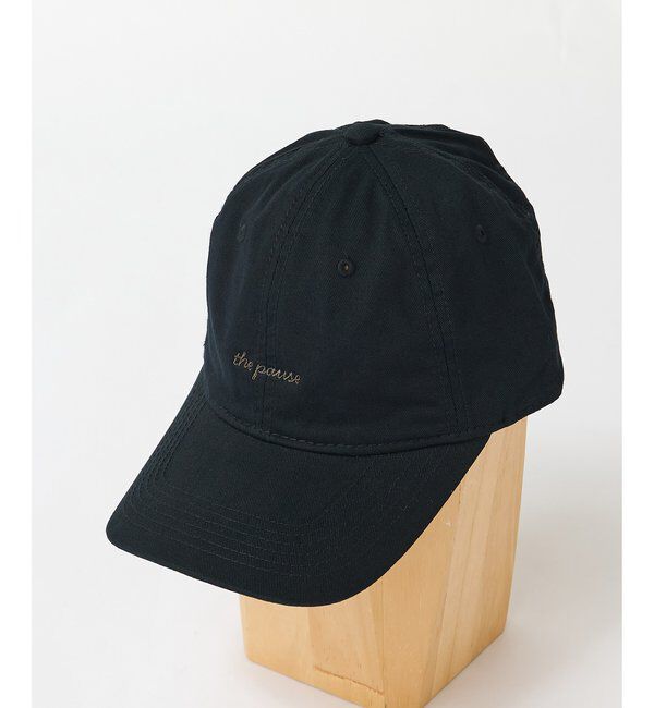  「【THE PAUSE】コットン刺繍キャップ」|ハット|