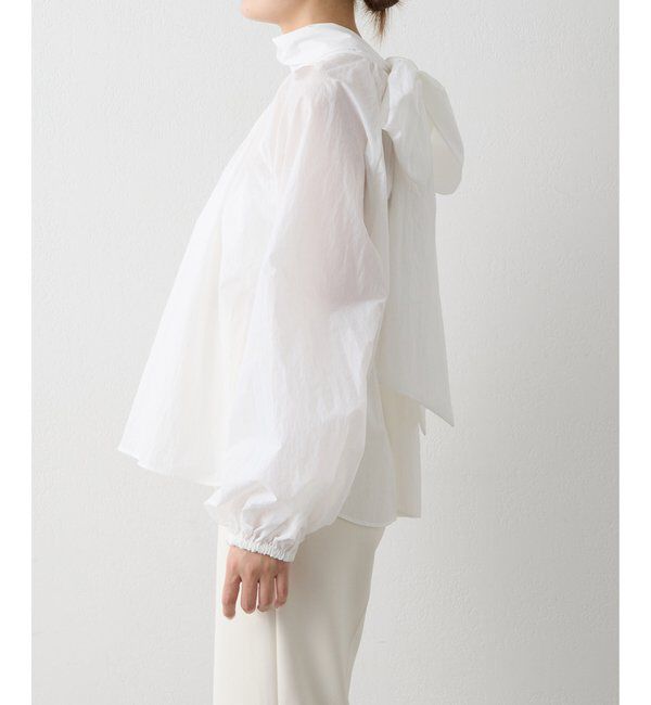  「ギャザーボウタイブラウス」|シャツ・ブラウス|