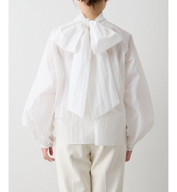  「ギャザーボウタイブラウス」|シャツ・ブラウス|